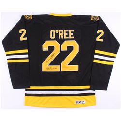 Willie O'Ree Signed Boston Bruins Jersey Inscribed "HOF 2018" (JSA COA)