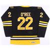 Image 1 : Willie O'Ree Signed Boston Bruins Jersey Inscribed "HOF 2018" (JSA COA)