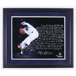 Goose Gossage Signed New York Yankees 22x26 Custom Framed Photo with Extensive Inscriptions (Steiner