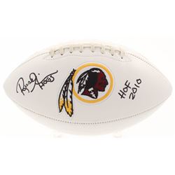 Russ Grimm Signed Washington Redskins Logo Football Inscribed "HOF 2010" (JSA COA)