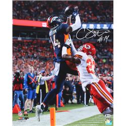 Courtland Sutton Signed Denver Broncos 16x20 Photo (Beckett COA)