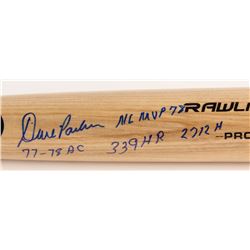 Dave Parker Signed Rawlings Pro Model Baseball Bat Inscribed "NL MVP 78", "77-78 BC"  "339 HR 2712 H
