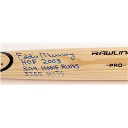 Eddie Murray Signed Rawlings Pro Model Baseball Bat Inscribed "HOF 2003", "504 Home Runs"  "3255 Hit