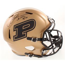 Mike Alstott Signed Purdue Boilermakers Full-Size Helmet (JSA COA)