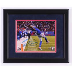 Odell Beckham Jr. Signed New York Giants "The Catch" 13.5x16.5 Custom Framed Photo (Steiner COA)
