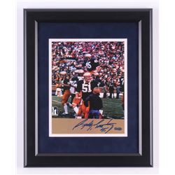 Rudy Ruettiger Signed Notre Dame Fighting Irish 13.5x16.5 Custom Framed Photo Display (Steiner COA)