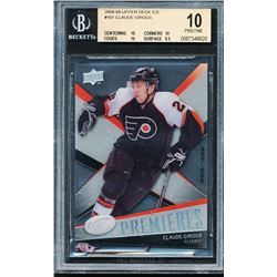 2008-09 Upper Deck Ice #161 Claude Giroux RC (BGS 10)