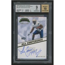 2009 Press Pass Legends All Conference Autographs #ACLM LeSean McCoy (BGS 9)