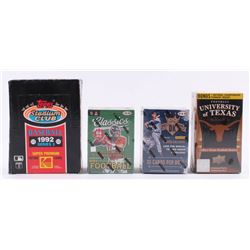 Lot of (4) Card Sets with 1992 Topps Stadium Club Baseball Series 3 Hobby Box, 2011 Upper Deck Unive
