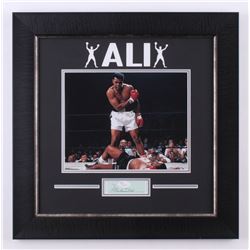 Muhammad Ali Signed 17x17 Custom Framed Cut Display (JSA LOA)