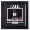 Image 1 : Muhammad Ali Signed 17x17 Custom Framed Cut Display (JSA LOA)