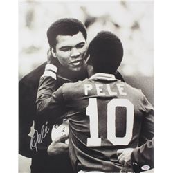 Pele Signed Team Brazil 16x20 Photo (PSA COA)