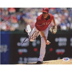 Scott Feldman Signed Texas Rangers 8x10 Photo (PSA COA)