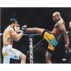 Anderson Silva Signed UFC 16x20 Photo (PSA Hologram)
