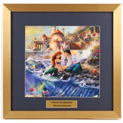 Thomas Kinkade Walt Disney's "The Little Mermaid" 17.5x18 Custom Framed Print Display
