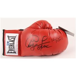 George Foreman  Evander Holyfield Signed Everlast Boxing Glove (JSA COA  Foreman Hologram)
