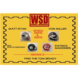 WSD Full Size Helmet Mystery Box Series 2 - Autographed Football Helmet Series #/100