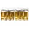Image 1 : Pair of Navajo Sterling Turquoise Hair Combs