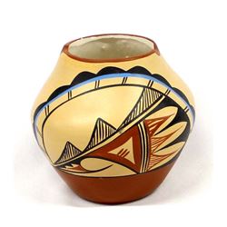 Jemez Painted Polychrome Ceramic Jar by Gachupin