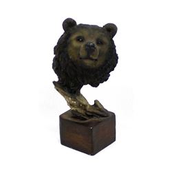 Cast Resin Bear Sculpture