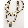 Image 1 : Native American Navajo 3 Strand Necklace