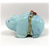 Image 1 : Zuni Carved Turquoise Bear Fetish