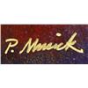Image 2 : Original Enamelware Bear Tile Art by P. Messick