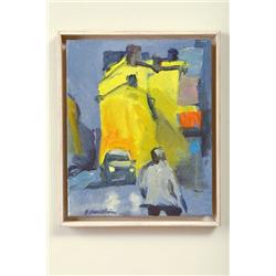 Berndt Wennström, olja, 27x22