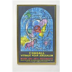 Marc Chagall, affisch, "Vitraux pour Jerusalem", 