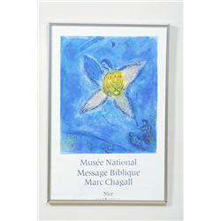 Marc Chagall, affisch, "L`ange au chandelier", 19