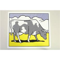 Roy Lichtenstein, triptyk, "Cow goes abstract", 6