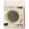 Image 1 : 1903 Canada Large Cent Nice Early Coin