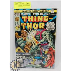 VINTAGE MARVEL 2 IN 1 THE THING, THE MIGHTY THOR
