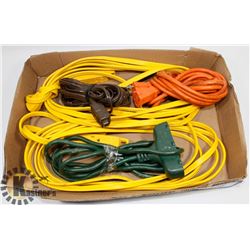 5 VARIOUS LENGTH EXTENSION CORDS