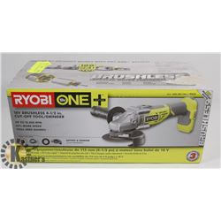 SEALED  RYOBI 18V BRUSHLESS 4 1/2"