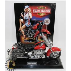 HARLEY DAVIDSON ORIGINAL TELEPHONE & SIGN