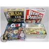 Image 1 : LOT OF 4 SEALED BOARD GAMES, CASH CAB, BEAT THE
