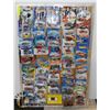 Image 1 : LARGE DISPLAY OF HOT WHEELS SEALED CARS 48