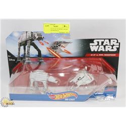 STAR WARS AT-AT VS REBEL SNOW SPEEDER HOTWHEELS