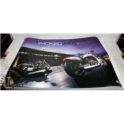 LARGE HARLEY DAVIDSON POSTER