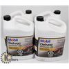 Image 1 : LOT OF 4 MOBIL DELVAC 50/50 COOLANT ANTIFREEZE