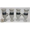 Image 1 : SET OF 4 UNIQUE CERAMIC CUPS