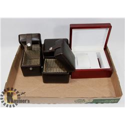 FLAT OF WATCH BOXES.