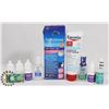 Image 1 : BAG OF ASSORTED EYE DROPS AND CLEANSERS