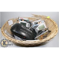 BASKET OF ELECTRONICS