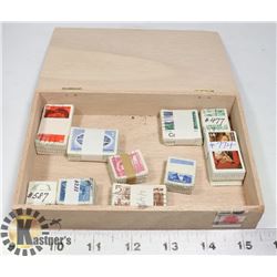 CIGAR BOX WITH 10 X 100 BUNDLES & CATALOGUED