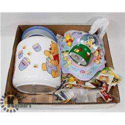 LOT OF WINNIE THE POOH COLLECTIBLES INCL COOKIE