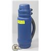 Image 1 : BLUE THERMOS W/2 CUP TOP AND SIDE CARRY