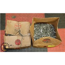 2 PART BOXES OF ROOFING NAILS.