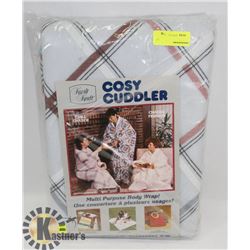 NEW 64" X 70" COZY CUDDLER MULTIPURPOSE BODY WRAP